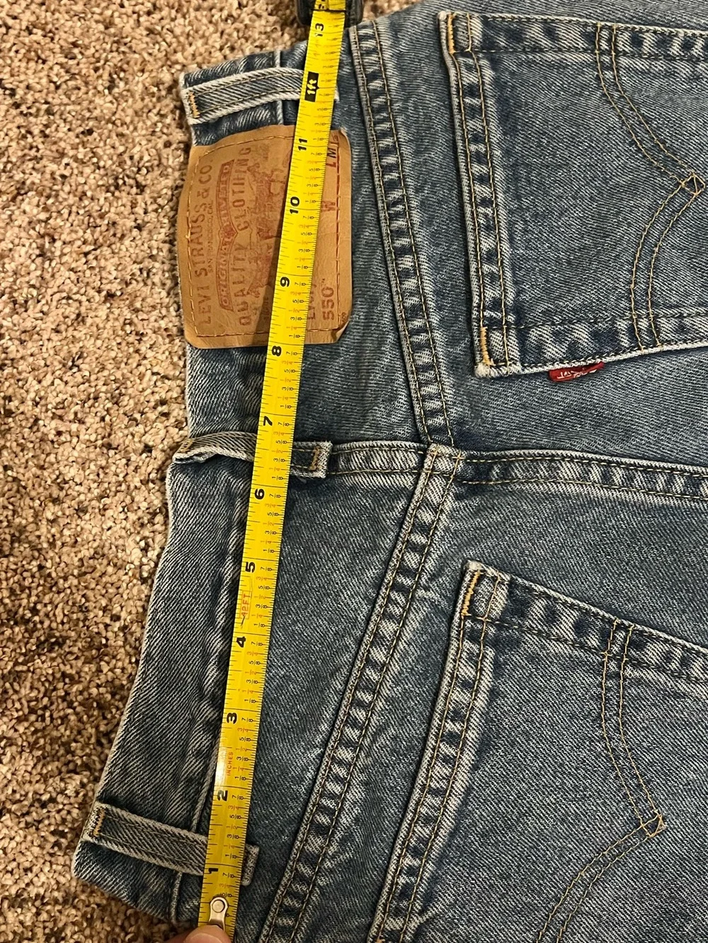 Vintage Levi's Women's Light Blue Relaxed Fit Denim Jeans